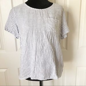 Striped Linen Tee Shirt